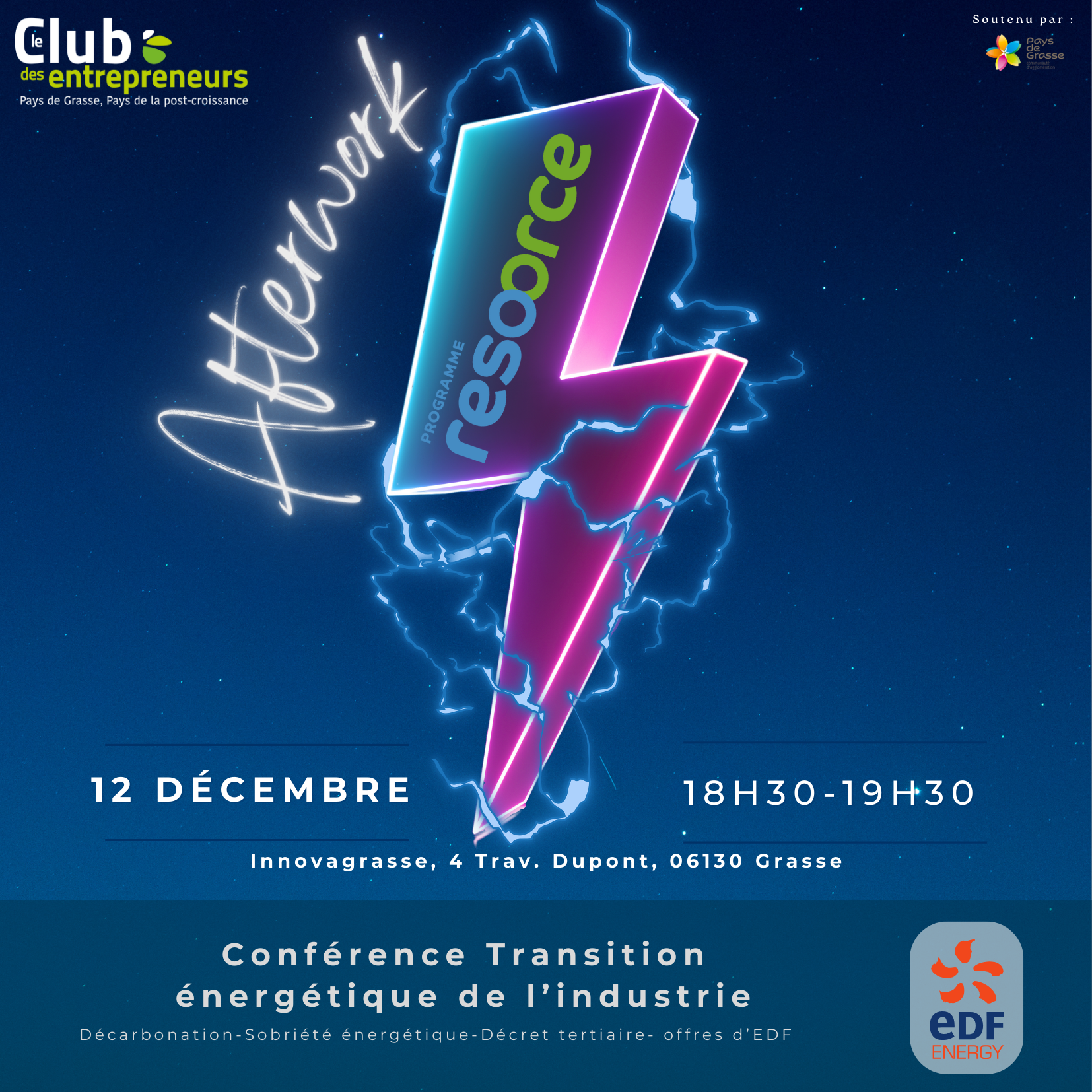 Conferencetransition énergétique -Grasse